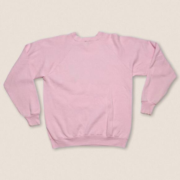 Vintage 80s Sale Couponing Funny Gag Sweatshirt Screen Stars Pink Size XL - Picture 2 of 4